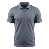 Dario | Atmungsaktives Stretch Poloshirt – Silverwood Grau