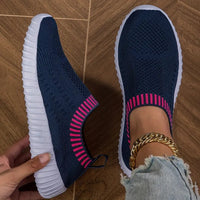 Marlene | Damen Atmungsaktive Freizeit Sneaker – Dunkelblau