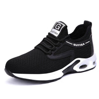 Gerhard | Herren Belastbare Freizeit Sneaker – Schwarz