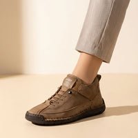 Claudia | Damen Sportliche Flexible Sneaker – Braun
