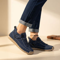 Claudia | Damen Sportliche Flexible Sneaker – Marine