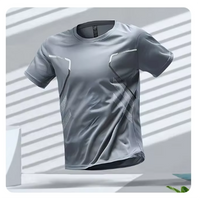 Sören | Herren atmungsaktives Sport Shirt – Grau