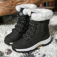 Stephanie | Stylische Warme Schneestiefel – Schwarz