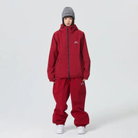 Manuela | Stylischer Unisex Skianzug – Rot