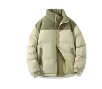 Warme, winterliche Herrenjacke – Grün