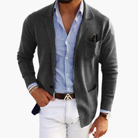 Eleganter Business Herren Blazer – Dunkelgrau