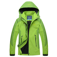 Regenjacke Damen Gefüttert Wasserdicht | Outdoor & Winddicht – Grün