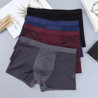 Herren Bambus Boxershorts atmungsaktiv komfortabel – Schwarz