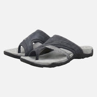 Quirina | Damen Komfort-Zehentrenner Breite Riemen Strukturiertes Fußbett – Flip Flop – Grau