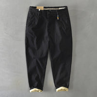 ALARIC - BAUMWOLLHOSE MIT WARMEM FUTTER – Schwarz