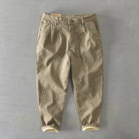ALARIC - BAUMWOLLHOSE MIT WARMEM FUTTER – Khaki