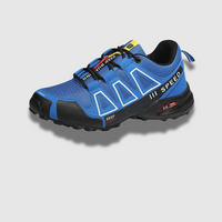 Speed V3 Wanderschuhe - Leichte Sommertrekkingschuhe mit Ortho Sohle für Herren – Blau