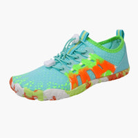 Unisex Barfußschuhe mit Bedrucktem Obermaterial – Hellblau