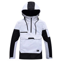 Janina | Unisex Winterjacke mit Kapuze – Weiß