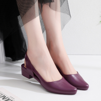 Giselle | Flache Schuhe Mit Geschlossener Spitze Für Damen – Lila