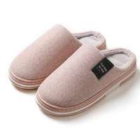 Gunther - Bequeme Herrenhausschuhe – Rosa