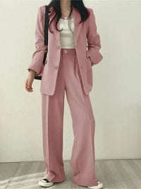 Helena | Damen Regular Fit Anzug Set – Rosa