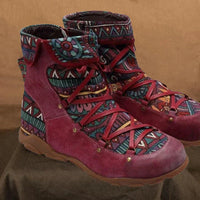 Qoaloria | Diese Stiefel sind der neueste Modetrend! – Weinrot