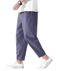 Tokyo  Cropped Pants – Blau