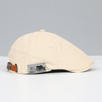 Liam | Stilvolle Baskenmütze – Beige