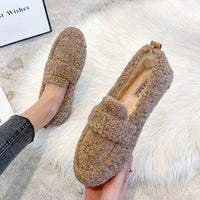 Ursula™ - Gemütliche Warme Mokassins – Beige