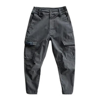 Herren Cargo Funktions-Hose Outdoor Mehrfachtaschen – Grau