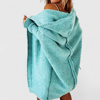 Jodie - Bequeme Strickjacke – Blau
