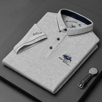 Nareno - Poloshirt mit weichem Griff – Grau