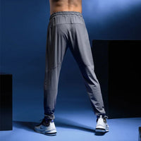 Hezora | Atmungsaktive Jogginghose für Herren Fitness – Grau