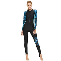 Heidi-Mode | Vollständiger Upf 50+ Sonnenschutz Badeanzug – Aqua blau