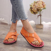 Nellie | Orthopädische Freizeit-Sandalen für Frauen – Orange