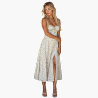 Elegantes Damen Taillenkleid – Grün