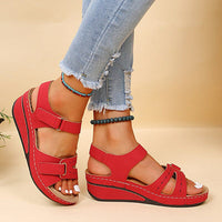Madilynn | Orthopädische Sandalen für Frauen – Rot