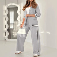 Rovelle™ Set mit Anzug-Design und Makelloser Eleganz – Grau