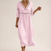 Almare™ Kleid mit Natürlicher Leichtigkeit und Absolutem Komfort – Rosa