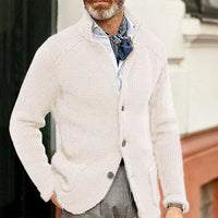RAPHAEL · BLAU CARDIGAN – Weiß