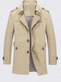 Windbreaker für Herren – Windjacke mit Modernem Design – Beige