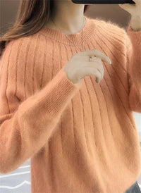 Julia | Eleganter Wunderbarer Winterpullover – Orange