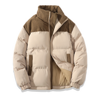 Warme, winterliche Herrenjacke – Kaffe