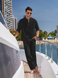 Modernes Herren Business Outfit – Schwarz