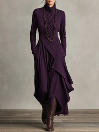 Moya™ - Elegantes Maxikleid – Lilla