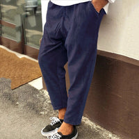 Herren Cord Hose - Modern und Vielseitig – Blau