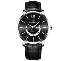 Stilvolle Mondphasenuhr – Schwarz