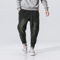 Yori | Bequeme Denim-Hose – Schwarz
