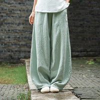 Bequeme Damen Palazzohose - Eleganter Schnitt – Grün