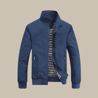 Sommerjacke für Herren - Stilvolle leichte Jacke mit Kragen – Blau