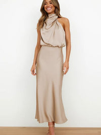 Stella - Stilvolles Cocktailkleid – Khaki
