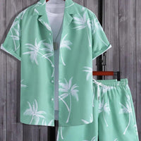 Frank | Herren Tropical Sommerhemd Set – Mint