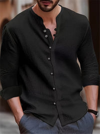 Ulysses | Button Down Herren Hemd – Schwarz