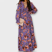 Helen | Elegantes Kleid – Dunkelviolett